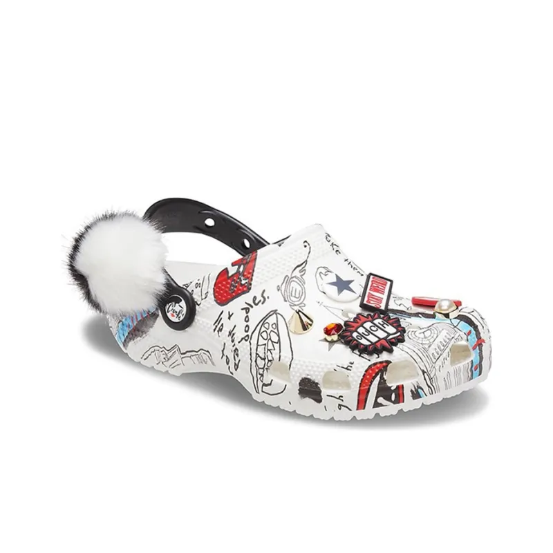Crocs Disney X Crocs Pattern Unisex White Sandals-2
