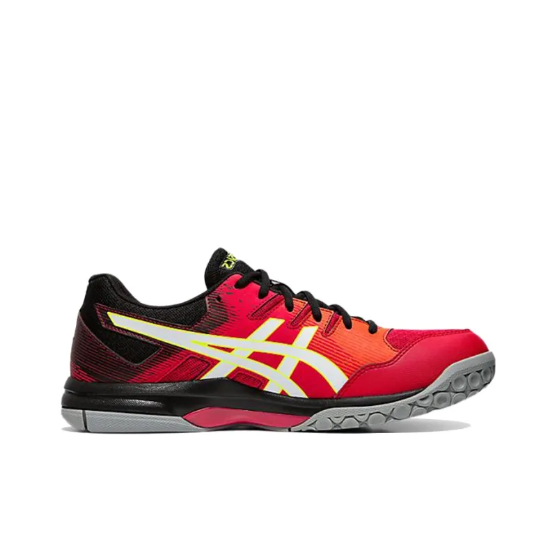 Asics Gel-Rocket 9 Durable Breathable Low-Top Running Shoes Men's Sunrise Red Black-1