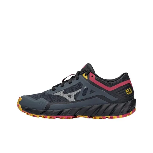 Mizuno Wave Ibuki 3 Running Shoes Women's Low-Top Black/Red/Yellow