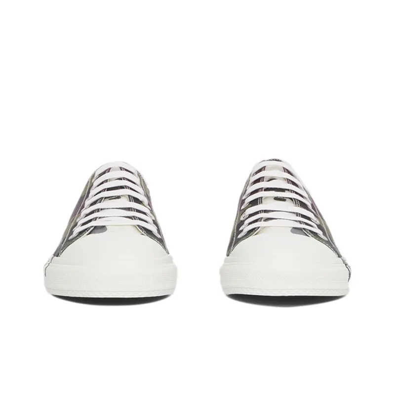 Burberry Logo-print Lace-up Sneaker Green Camo-2