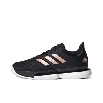 Adidas SoleCourt 'Black Copper Metallic' Women's
