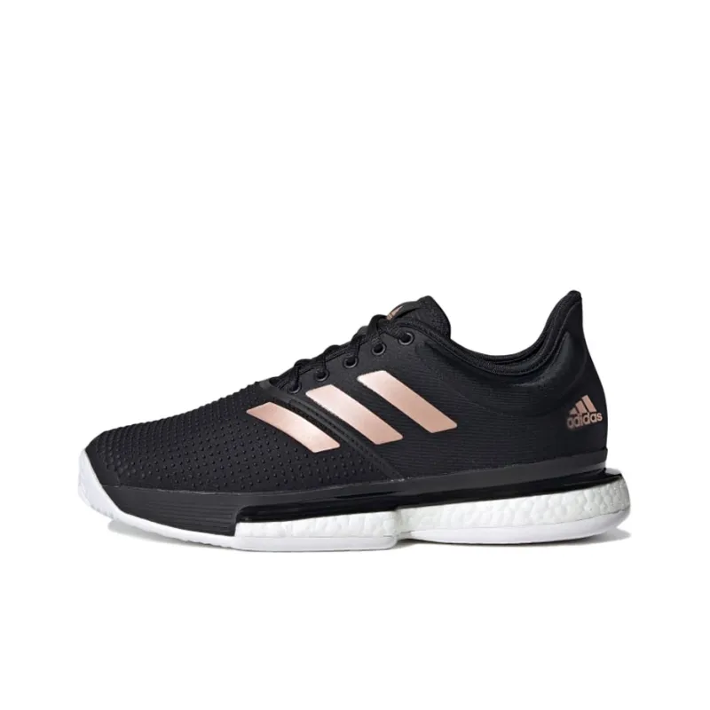 Adidas SoleCourt 'Black Copper Metallic' Women's-0