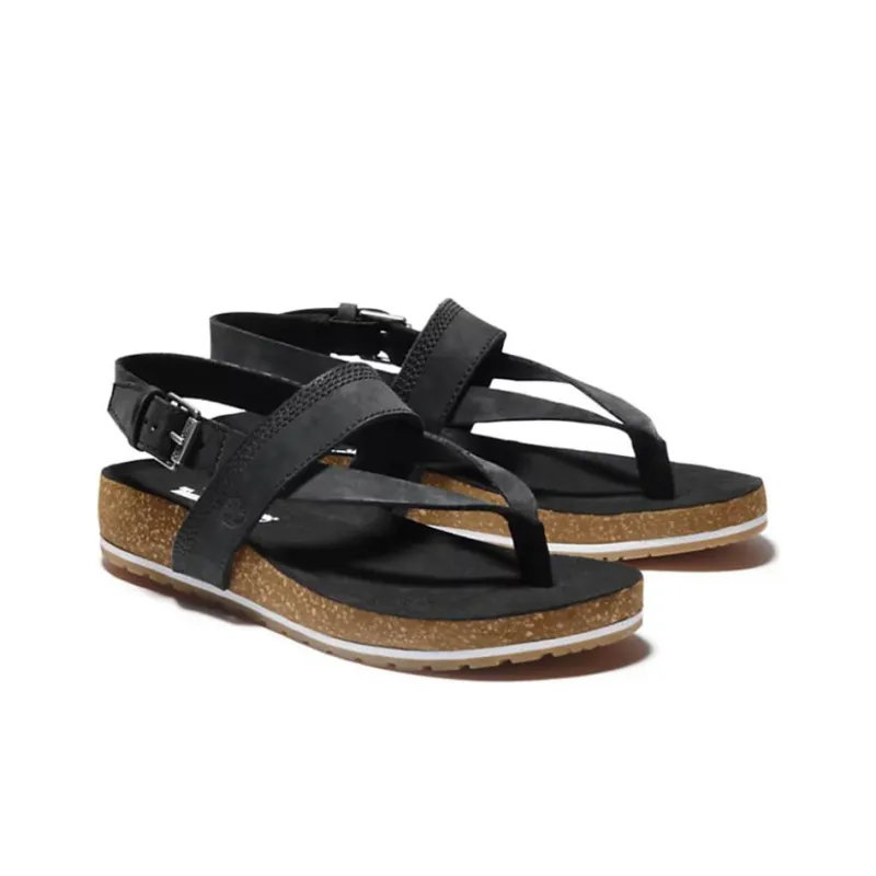 Timberland Malibu Waves Beach Sandals Women's Black-1