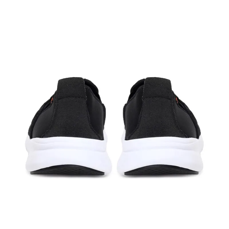 PUMA Flex Essential Slip On Cushioned Wear-Resistant Lightweight Low-Top Running Shoes Unisex Orange Black-3