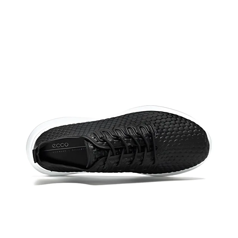 Ecco Yue Dong Cushioning Anti Slip And Wear Resistant Coverage Low Top Casual Shoes Women's Black-1