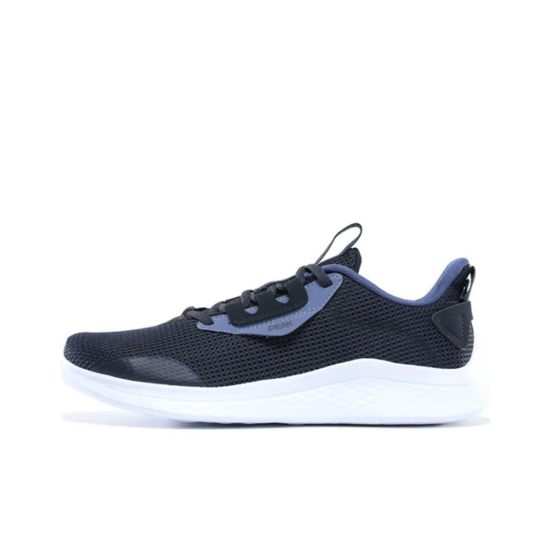 PEAK Shock Absorbers Slip Resistant, Abrasion Resistant, Breathable Low Top Running Shoes Men's Black Sapphire Blue-0