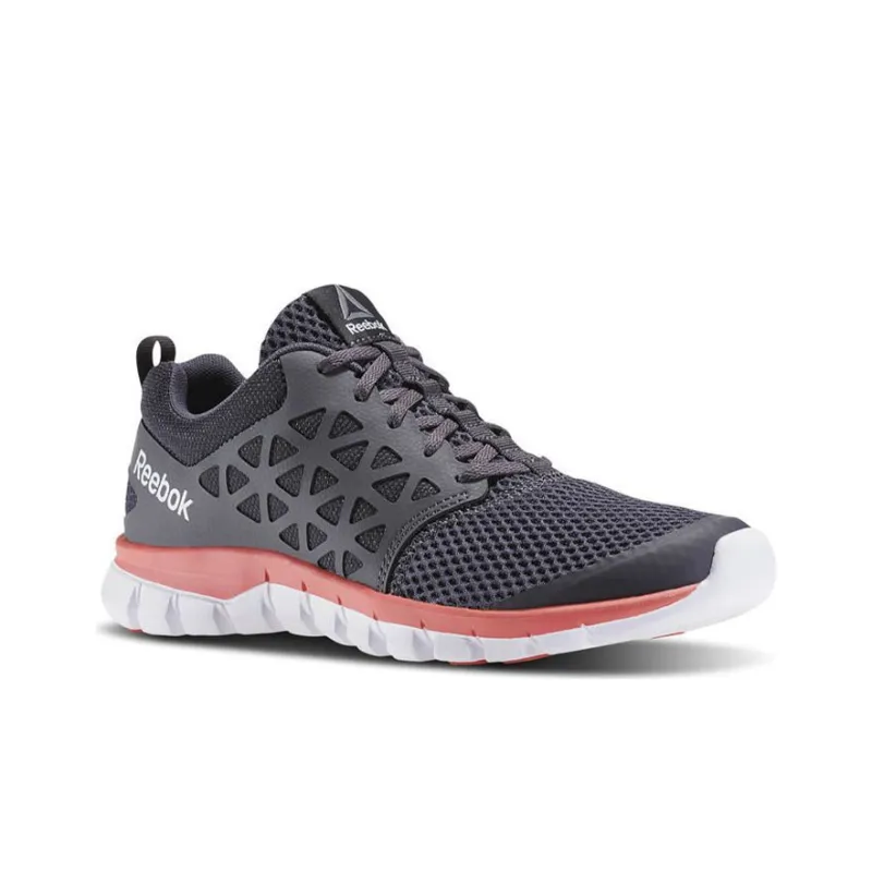 Reebok Sublite Xt Cushion 2.0 Running Shoes Women's Low-Top Gray/Pink-2