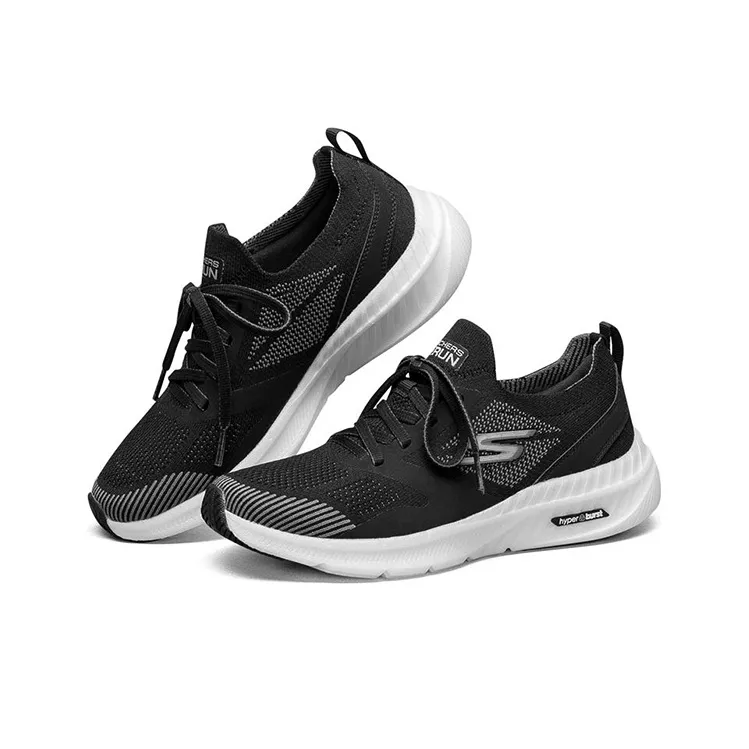 Skechers Go Run Hyper Burst Low Top Black/White Women's-2