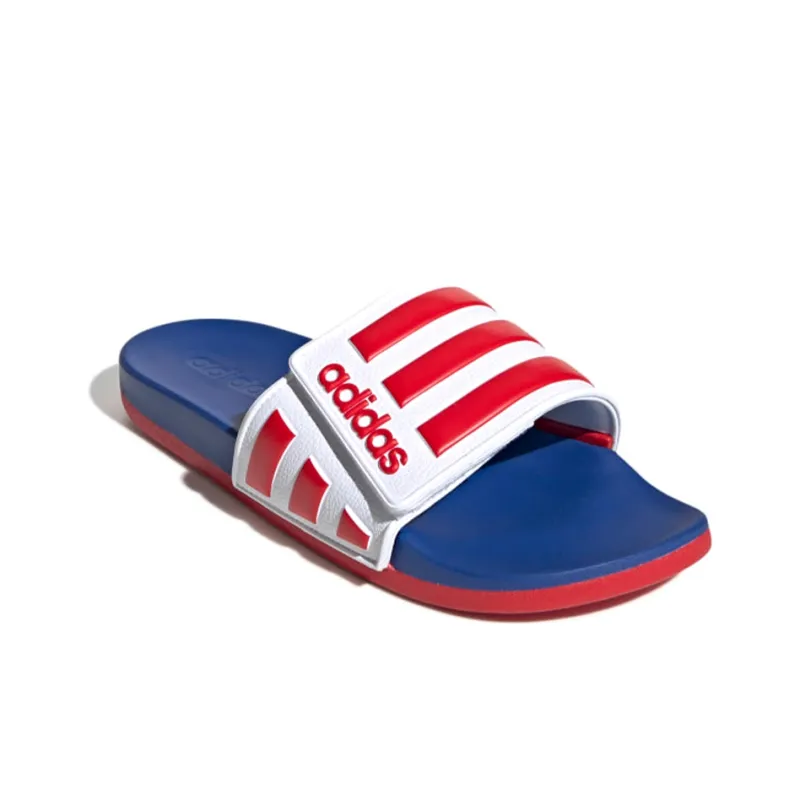Adilette Adidas Comfort Adj 'Scarlet Team Royal Blue'-2