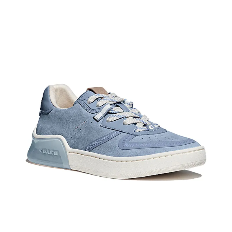 COACH CitySole Court Low Top Stylish Skateboarding Shoes Women's Blue-2