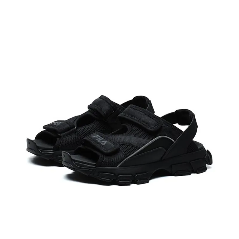 FILA FUSION Two Stripes Sandals 'Black' Women's-2