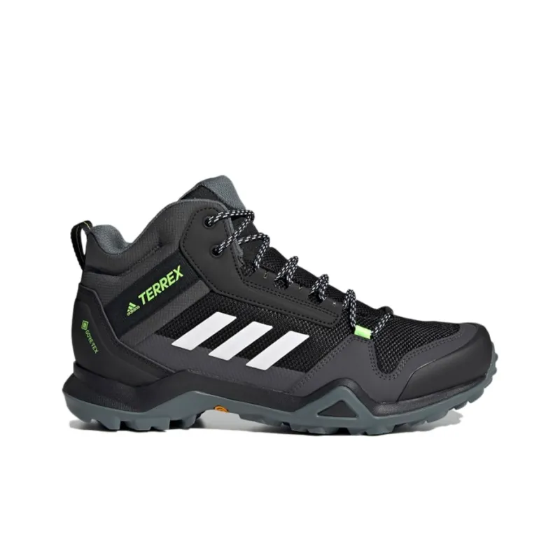 Adidas Terrex AX3 GTX Mid Breathable Mid-Top Trekking Shoes Men's Black Gray-1