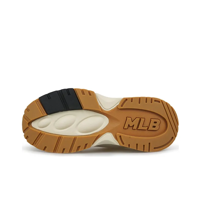 MLB Big Ball Chunky Cushioning Anti Slip And Wear Resistant Low Top Chunky Sneakers Unisex Ecru-4