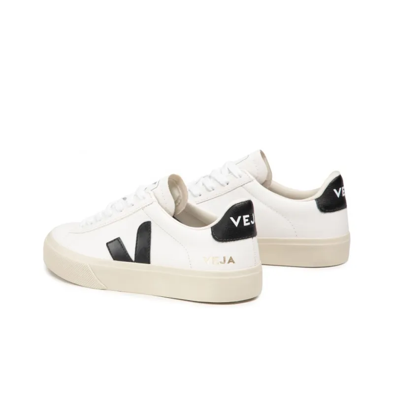 VEJA Campo Low Chromefree 'White Black'-3