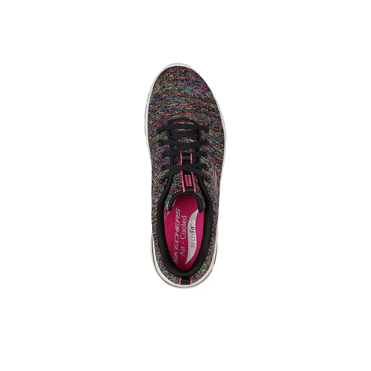 Skechers Go Walk Arch Fit Glee Cushioning Anti-Slip And Wear-Resistant Low-Top Casual Shoes Women's Black Pink-3