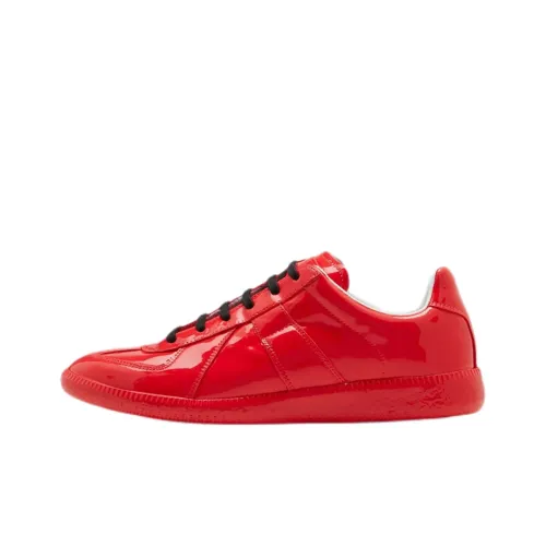 Maison Margiela Skateboard Shoes Men Low-Top Red