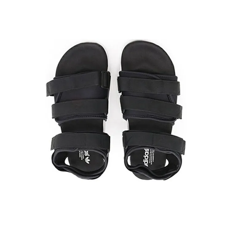 Adidas Adilette Sandal Beach Sports White Sandals 'Black White' Women's-3