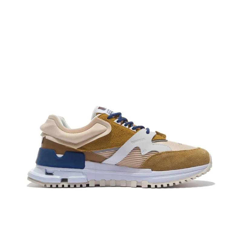 LiNing 001 Ingenuity Cushioning Anti Slip And Wear Resistant Low Top Casual Shoes Men's Bone Brown-1