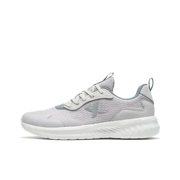 XTEP Lightweight Cushioning Rebound Low Top Running Shoes Men's Gray