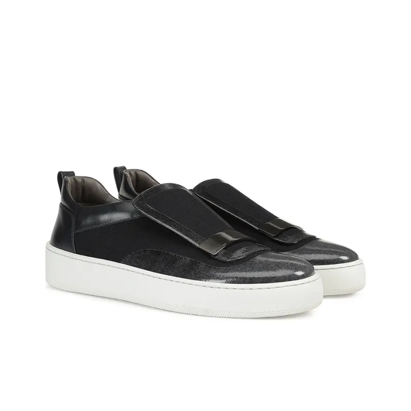 SERGIO ROSSI Sr1 Low Top Skateboard Shoes Men's Black-2