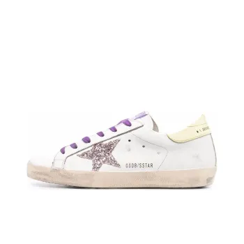 Golden Goose Super Star Low Top Stylish Skateboarding Shoes Women's White