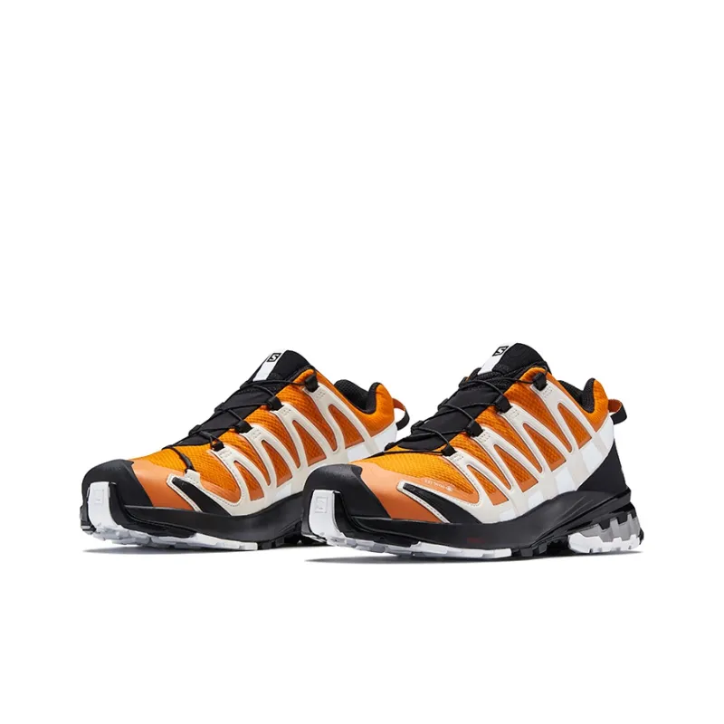 SALOMON XA Pro 3D V8 Cushioning Anti-Slip And Wear-Resistant Low-Top Hiking Shoes Mandarin Orange Jam Color-2