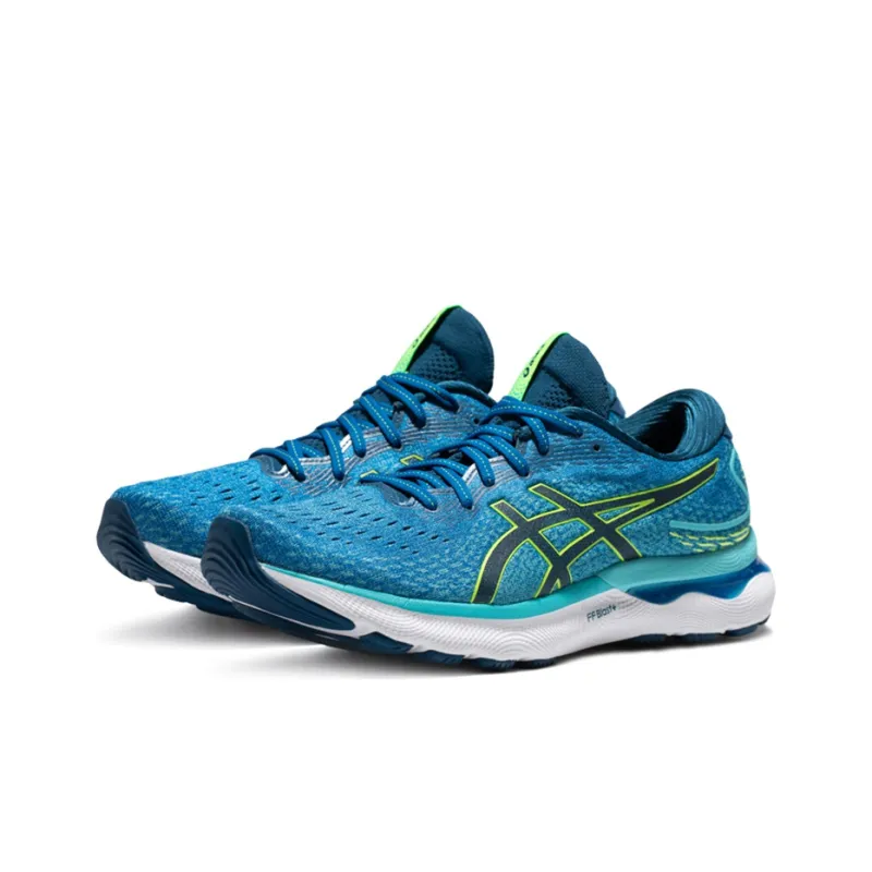 Asics Gel Nimbus 24 2E Wide 'Lake Drive Hazard Green'-1