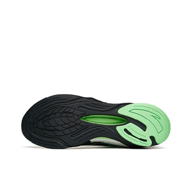 Anta Running Collection Cushioned Anti Slip And Wear Resistant Lightweight Low Top Running Shoes Men's Gray Green White-5