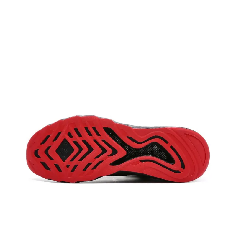 Erke Strange Bomb Α-fle Low-Top Running Shoes Men's Red Black Yellow-5