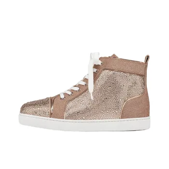 CL LUBOTING Louis Strass Stylish Skateboarding Shoes Women's Luxury Gold