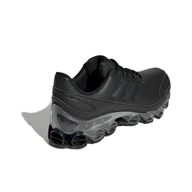 Adidas Microbounce Slip-Resistant Cushioning Low-Top Running Shoes Men's Bright Black-3