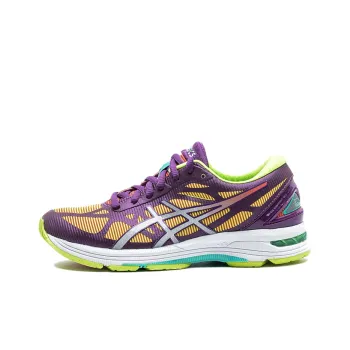 Asics Gel-DS Trainer Running Shoes Women's Low-Top Grape Purple/Yellow