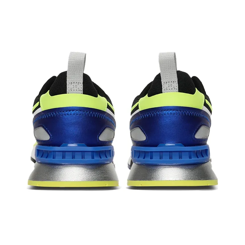 PUMA Mirage Tech Jts Slip-Resistant Breathable Low-Top Casual Shoes Women's Gray Blue Yellow-3