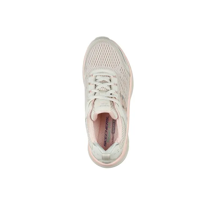Skechers Relaxed Fit D'lux Walker Low Top Cream Women's-3
