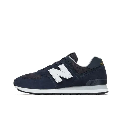 New Balance 574 Navy Gold