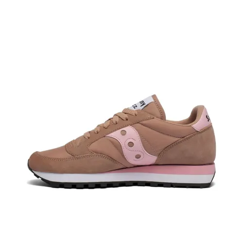 Saucony Jazz Original Running Shoes Women's Low-Top Brown/Pink