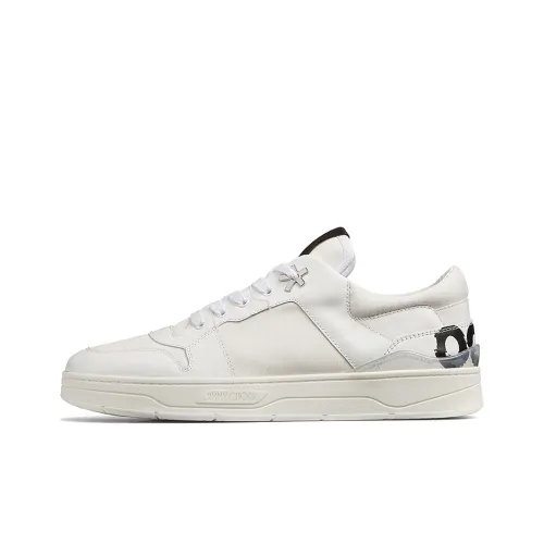 Eric Haze X Jimmy Choo Skateboard Shoes Men Low-Top White