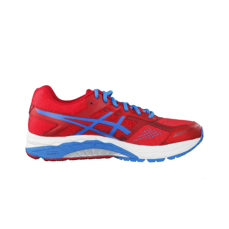 Asics Gel-Foundation 12 Breathable Wear-Resistant Slip-Resistant Low-Top Running Shoes Men's Red Blue 2E-Width-1