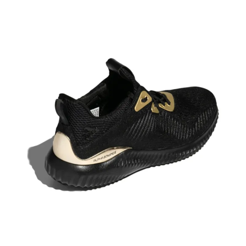 Adidas Alphabounce 1 Black Gold Metallic-3