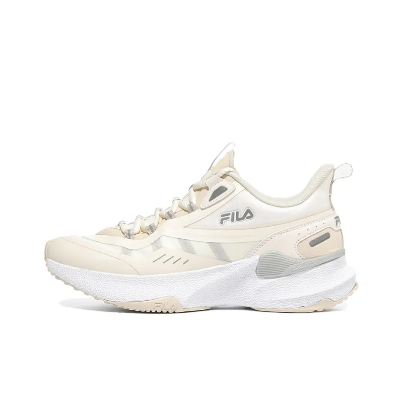 FILA Neuron 5 Neuron 5 Low-Top Running Shoes Unisex White Apricot Korean Style-0