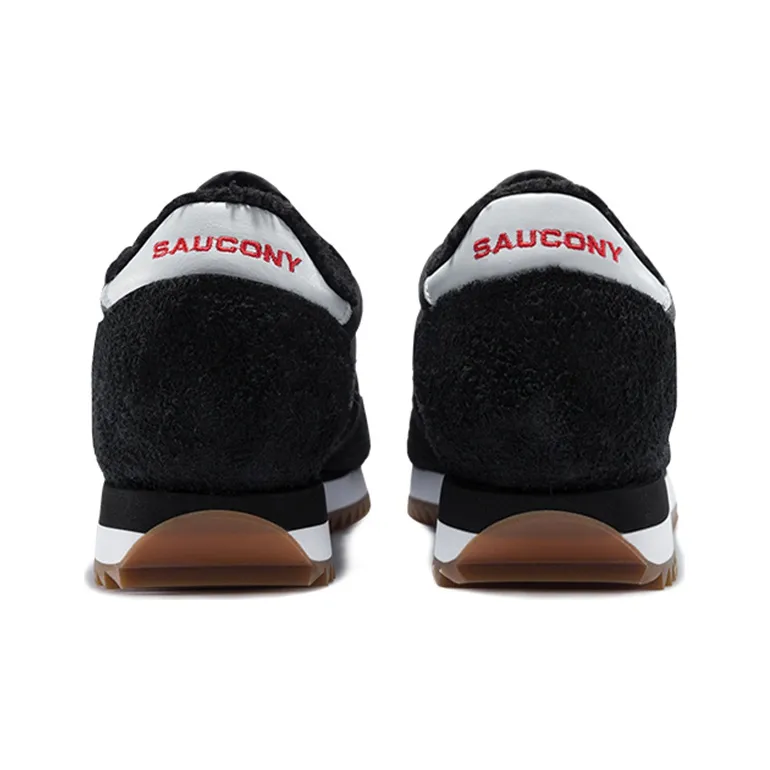 Saucony Jazz Original Running Shoes Men Low Top Black White Red-3