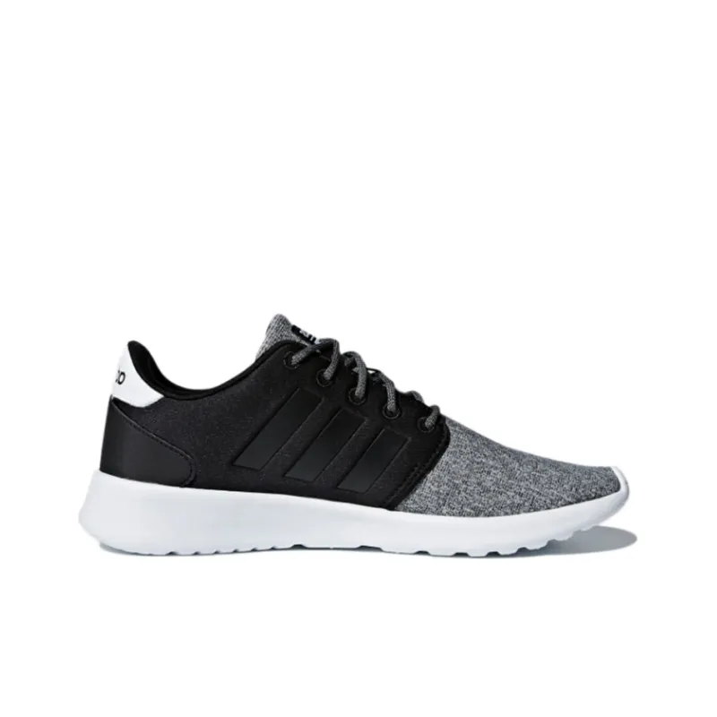 Adidas Cloudfoam QT Racer Wear-Resistant Coverage Low-Top Casual Shoes Women's Graphite Black-1