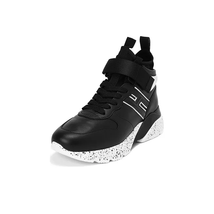 HOGAN Active One Casual Shoes Women's High-Top Black-1