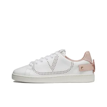Valentino Espadrilles Skateboard Shoes Women's Low Top Pink