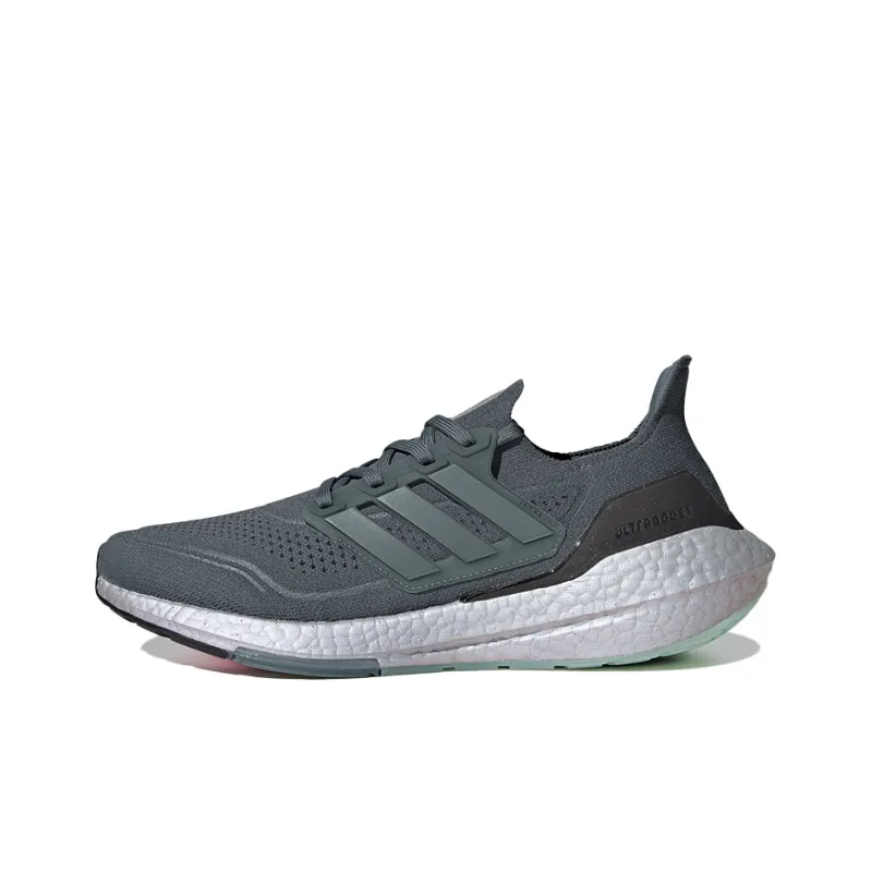 Adidas Ultra Boost 21 Blue Oxide Hazy Green-0