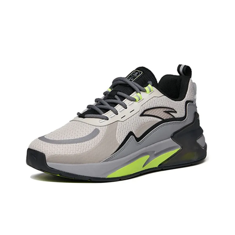 Anta Pursuing Clouds Low-Top Sports Casual Shoes Men's Gray Black-2