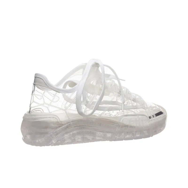 GCDS Anti-Slip Wear-Resistant Low-Top Casual Shoes Unisex White-4