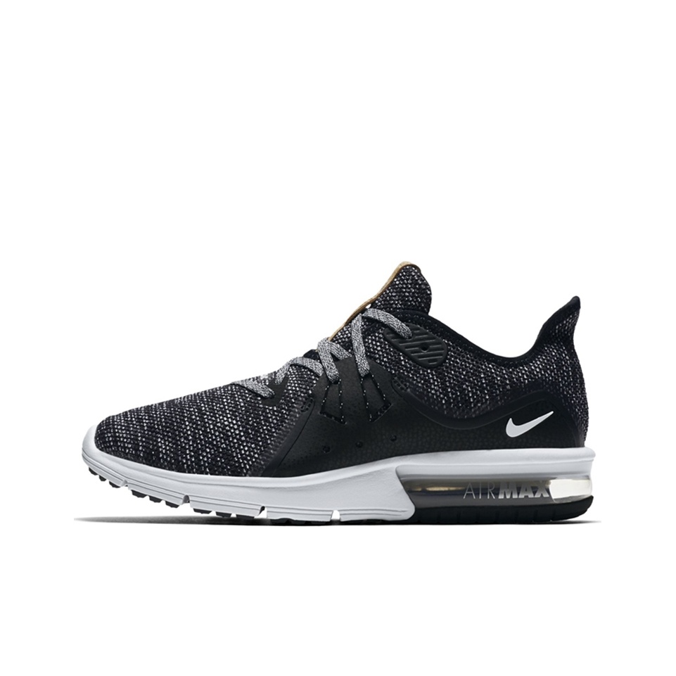 Nike Air Max Sequent Running Shoes Women s Low Top Black Gray POIZON