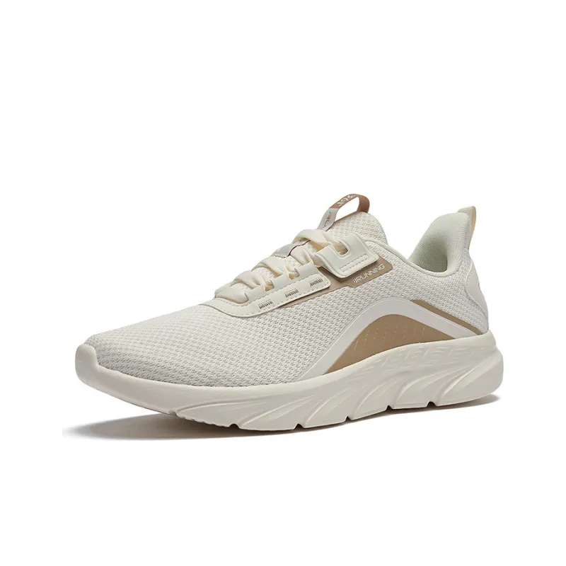 361° Cushioning Breathable Lightweight Abrasion Resistant Low Top Running Shoes Men's Feather White-2