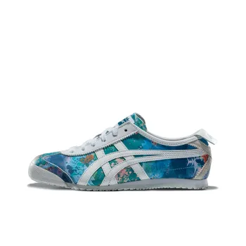 Onitsuka Tiger MEXICO 66 Cushioning, Slip Resistant, And Abrasion Resistant Low Top Casual Shoes Women's Blue White